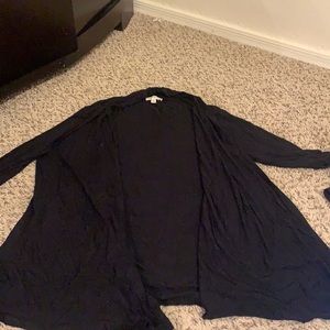 Black cardigan